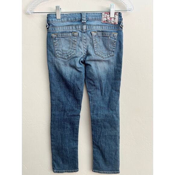 True Religion Little Girls The Casey Denim Shorts Shorts Jeans Size: 7 - Picture 2 of 8